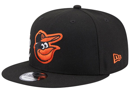 Men's Baltimore Orioles New Era Black Icon 9FIFTY Snapback