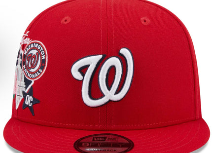 Men's Washington Nationals New Era Red Icon 9FIFTY Snapback