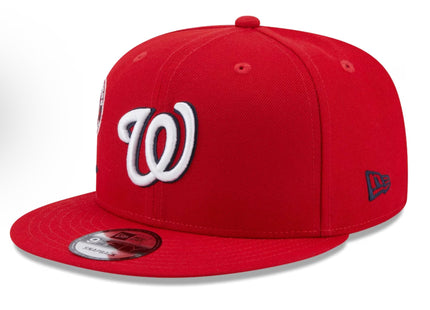 Men's Washington Nationals New Era Red Icon 9FIFTY Snapback