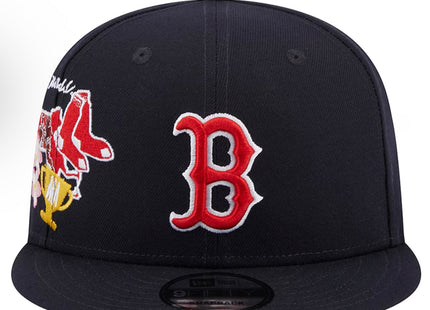 Men's Boston Red Sox New Era Navy Icon 9FIFTY Snapback