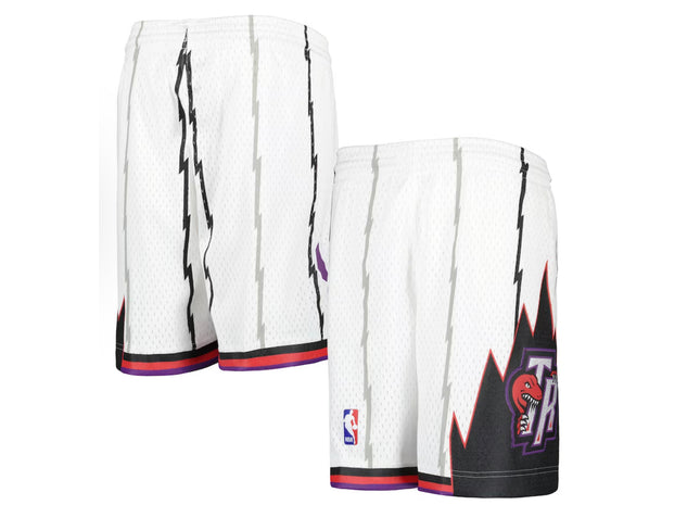 Youth Toronto raptors white shorts