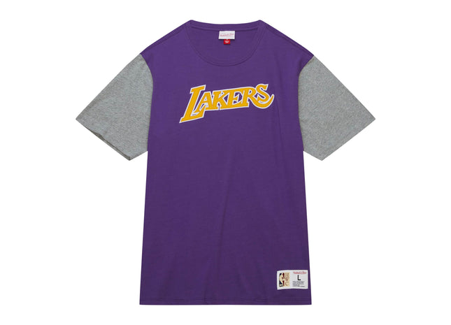 Color Blocked SS Tee Los Angeles Lakers