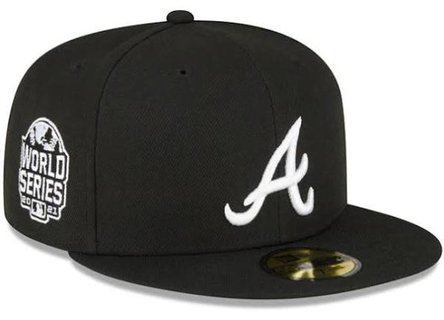 ATLANTA BRAVES Sidepatch Black 59FIFTY Fitted