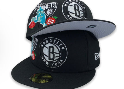 Cluster Brooklyn nets 59fifty black