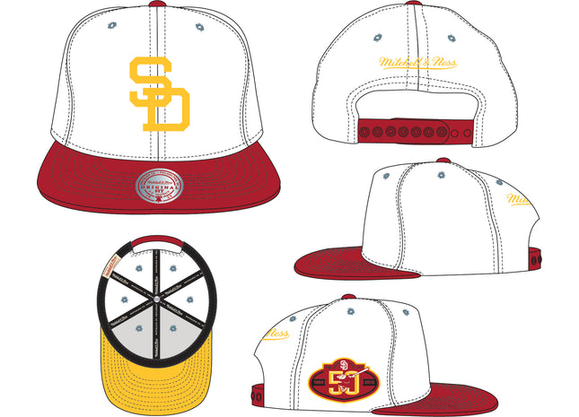 SAN DIEGO PADRES MLB HOMETOWN SNAPBACK COOP PADRES