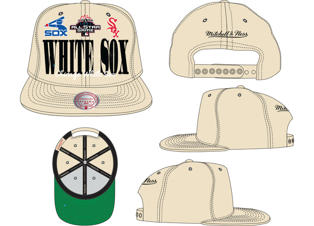 CHICAGO WHITE SOX MLB REFRAME RETRO SNAPBACK COOP WHITE SOX