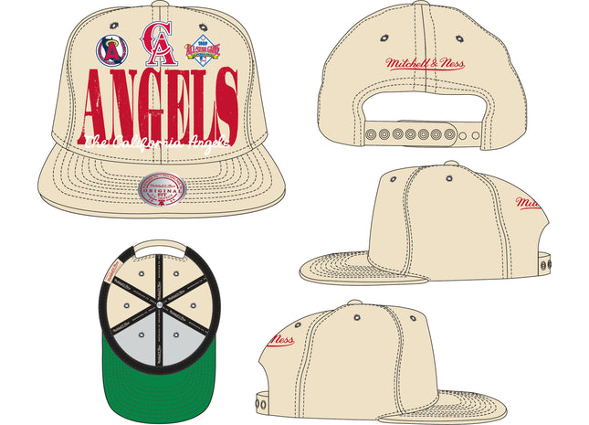 CALIFORNIA ANGELS MLB REFRAME RETRO SNAPBACK COOP ANGELS