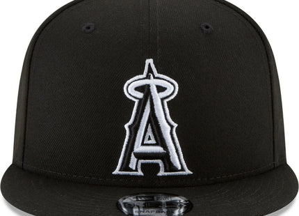 Men angels basic snap black outline 9fifty hat