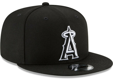 Men angels basic snap black outline 9fifty hat