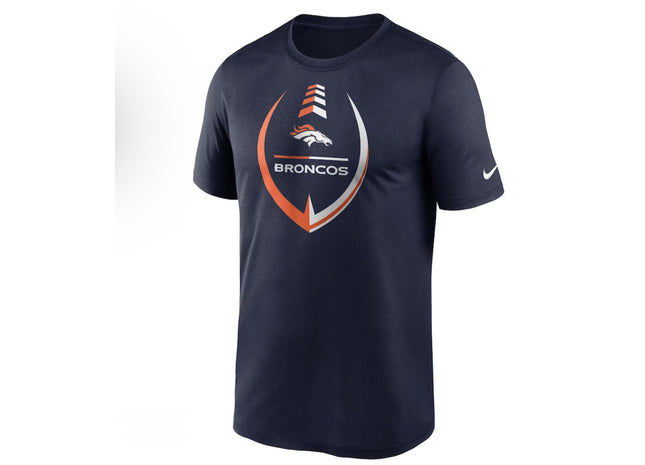Men's Nike Navy Denver Broncos Icon Legend Performance T-Shirt