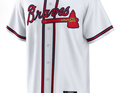 Men Atlanta Braves plain white jersey