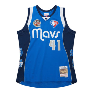HOF Swingman Jersey Dallas Mavericks Dirk Nowitzki
