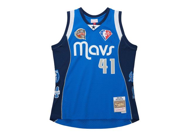 HOF Swingman Jersey Dallas Mavericks Dirk Nowitzki