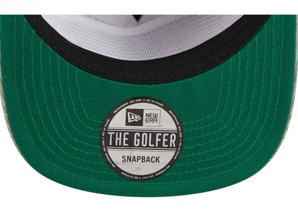 Men's Milwaukee Bucks New Era Gray The Golfer Corduroy 9FIFTY Snapback Hat