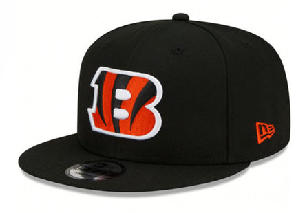 NEW ERA CINCINNATI BENGALS BLACK BASIC 9FIFTY MENS SNAPBACK HAT