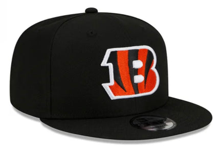 NEW ERA CINCINNATI BENGALS BLACK BASIC 9FIFTY MENS SNAPBACK HAT