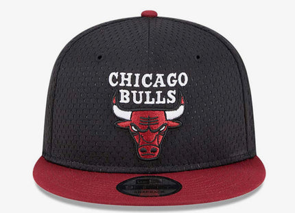 Chicago Bulls NBA Mesh Crown Black 9FIFTY Snapback Cap