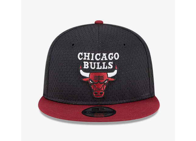 Chicago Bulls NBA Mesh Crown Black 9FIFTY Snapback Cap