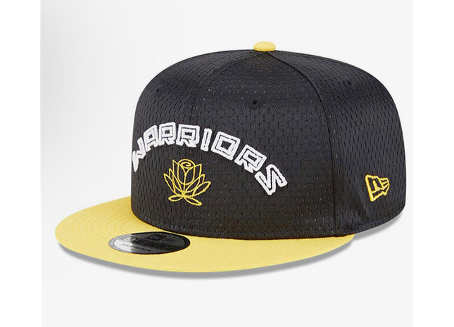 Golden State Warriors NBA Mesh Crown Black 9FIFTY Snapback Cap
