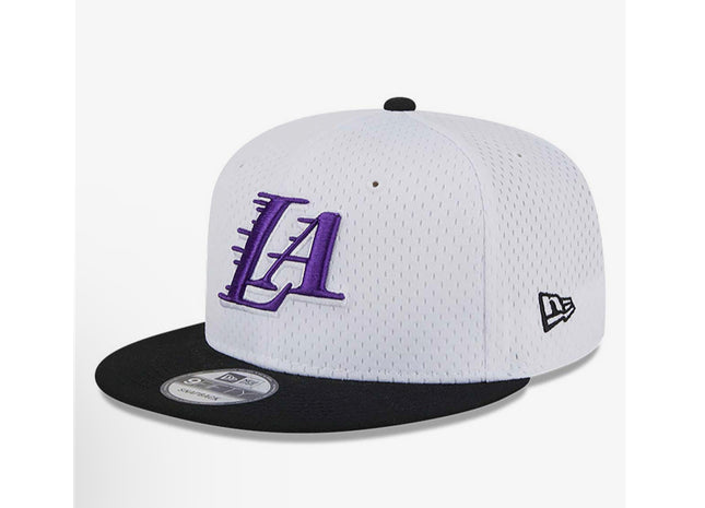 LA Lakers NBA Mesh Crown White 9FIFTY Snapback Cap
