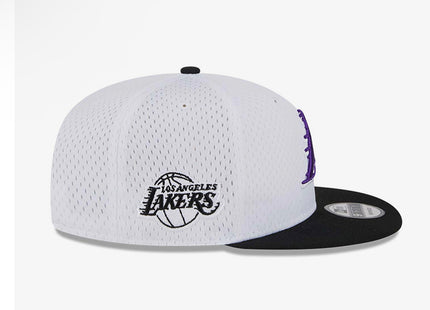 LA Lakers NBA Mesh Crown White 9FIFTY Snapback Cap