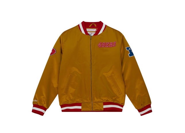 Men Heavywieght Satin Jacket San Francisco 49ers