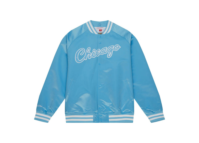 Double Clutch Lightweight Satin Jacket Chicago Bulls