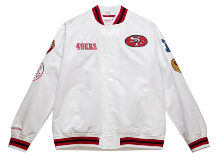 City Collection Lightweight Satin Jacket San Francisco 49ers