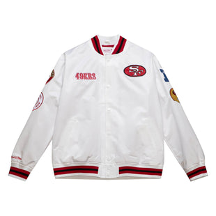 City Collection Lightweight Satin Jacket San Francisco 49ers