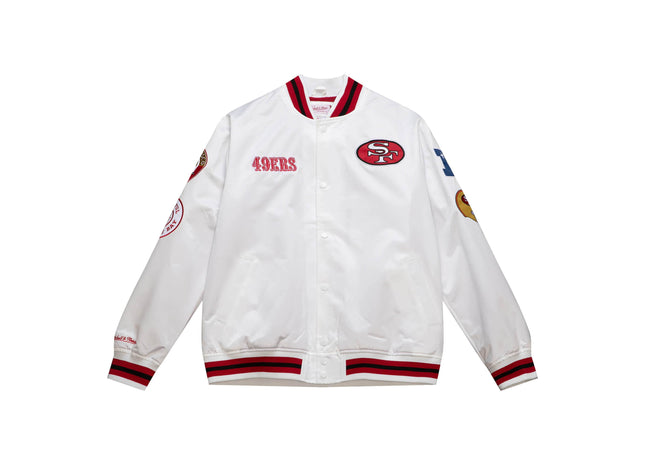 City Collection Lightweight Satin Jacket San Francisco 49ers