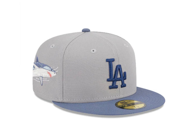Men Wildlife sharks dodgers 59FIFTY Fitted