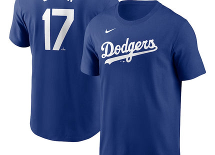 Men's Los Angeles Dodgers Shohei Ohtani Nike Royal 2024 Fuse Name & Number T-Shirt