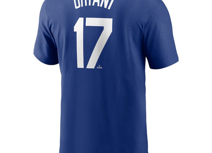 Men's Los Angeles Dodgers Shohei Ohtani Nike Royal 2024 Fuse Name & Number T-Shirt