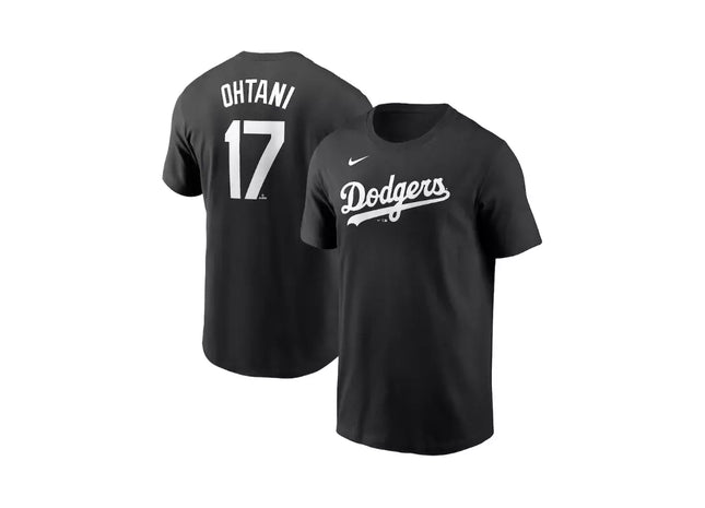 Nike Men's Los Angeles Dodgers Shohei Ohtani #17 Black Alternate T-Shirt