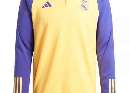 adidas Adult Real Madrid 2024 Navy Quarter-Zip Pullover Shirt