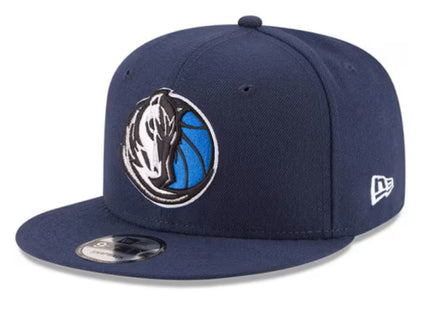 NEW ERA DALLAS MAVERICKS NAVY BLUE 2020 9FIFTY MENS SNAPBACK HAT