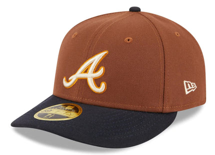 Men Atlanta Braves Tiramisu Low Profile 59FIFTY Fitted