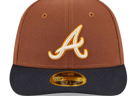 Men Atlanta Braves Tiramisu Low Profile 59FIFTY Fitted