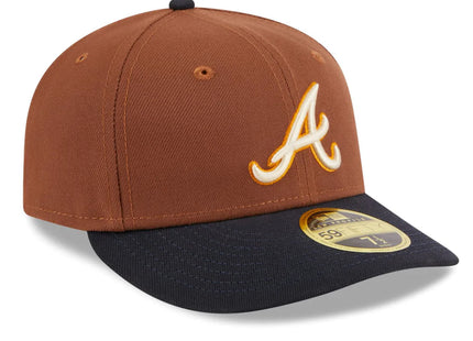 Men Atlanta Braves Tiramisu Low Profile 59FIFTY Fitted