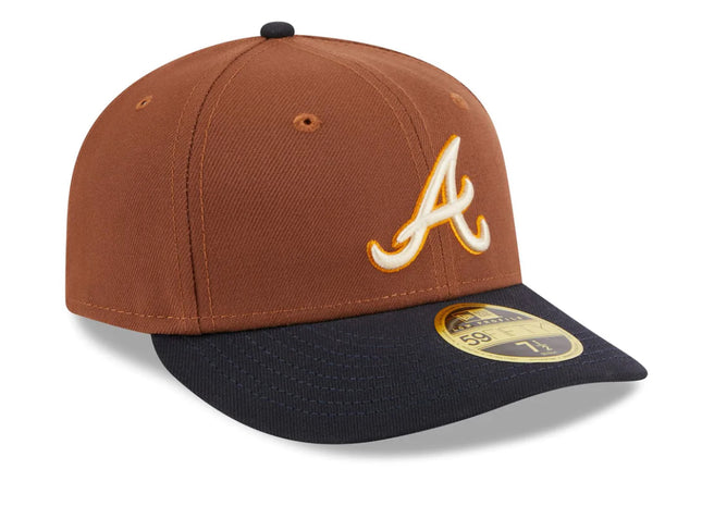 Men Atlanta Braves Tiramisu Low Profile 59FIFTY Fitted