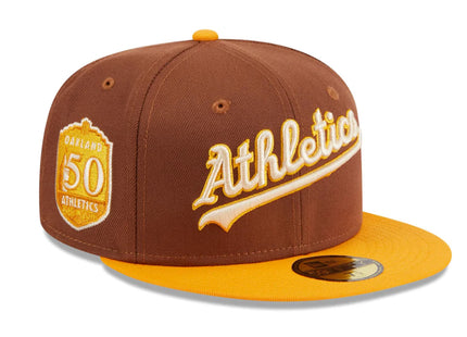 Men Oakland Athletics Tiramisu 59FIFTY Fitted5