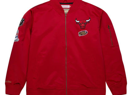 Lightweight Satin Bomber Vintage Logo Chicago Bulls