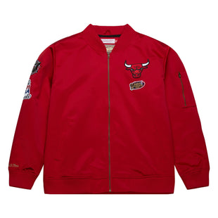 Lightweight Satin Bomber Vintage Logo Chicago Bulls
