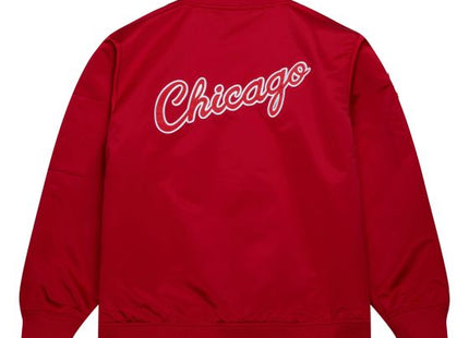 Lightweight Satin Bomber Vintage Logo Chicago Bulls