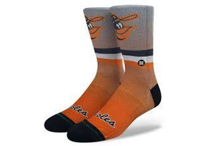 MLB X STANCE COOPERSTOWN COLLECTION POLY CREW SOCKS oriols