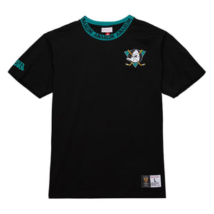 Jacquard Ringer SS Tee Vintage Logo Anaheim Ducks