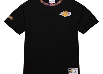 Jacquard Ringer SS Tee Vintage Logo Los Angeles Lakers