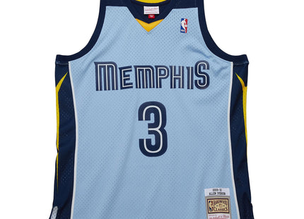 Swingman Allen Iverson Memphis Grizzlies Blue Alternate 2009-10 Jersey