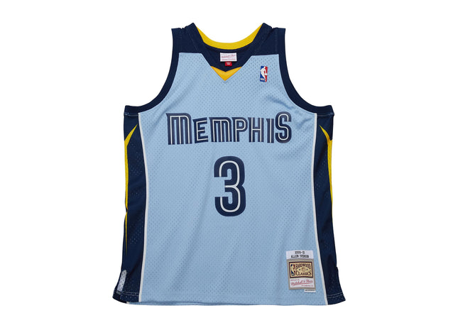 Swingman Allen Iverson Memphis Grizzlies Blue Alternate 2009-10 Jersey