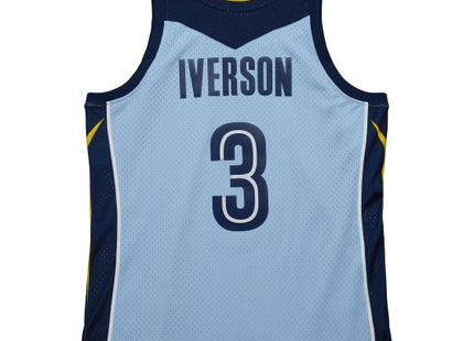 Swingman Allen Iverson Memphis Grizzlies Blue Alternate 2009-10 Jersey